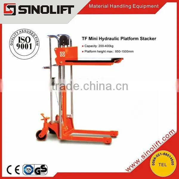 2016 SINOLIFT TF Hand Platform Stacker with CE Certificate