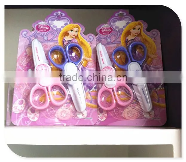school stationery scissors/plastic cutting scissor
