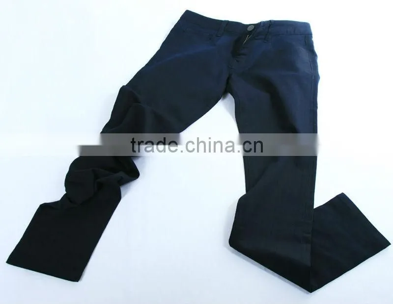 Denim Cloth Fabric Cotton Polyester Spandex Indigo+Grey 5.9 oz