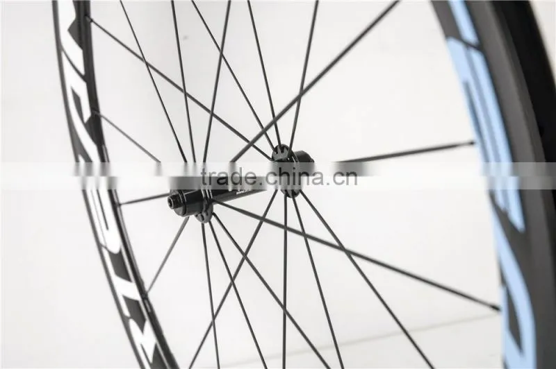 50mm Tubular Rim road bike wheels 700c carbon fiber rims clincher UD/3K matt full carbon rim for road aero bike