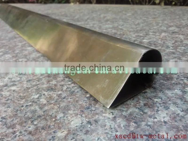Customized titanium water drop tube Gr.5 titanium seamless tube XACD titanium water drop tube