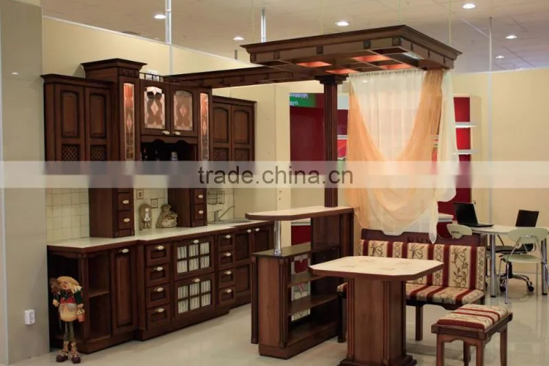 cherry wood kitchen cabinets for modern kitchen decoration