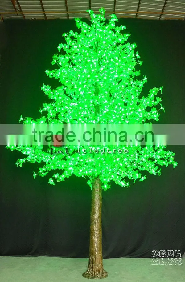 Street/park/square display lighted cone Christmas tree lights