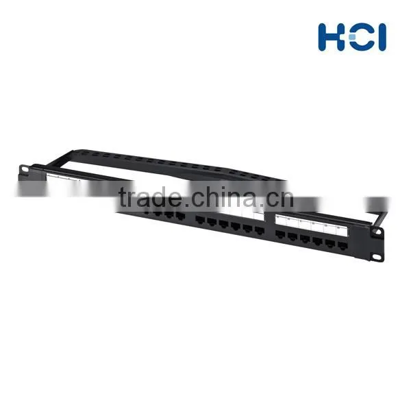 Taiwan Manufacturer 24-Port 110 and LSA+ IDC Unshielded Modular Patch Panel