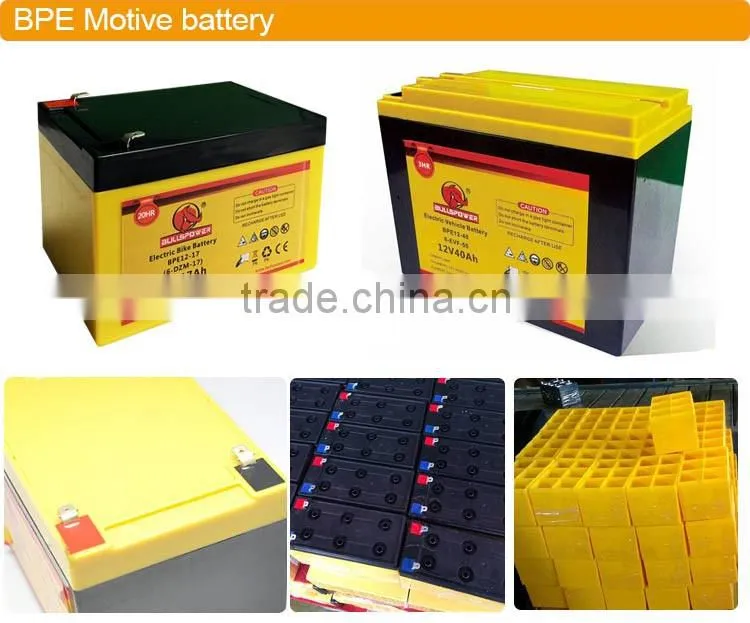 sealed maintenance free 6-dzm-12 electric scooter vrla battery 12v 12ah