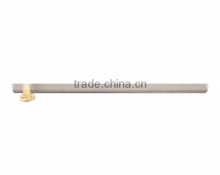 T8*8 mm lead screw 400 mm 8mm lead trapezoidal spindle screw Lead Screw Rod T Shape Linear Rail Bar Shaft Brass Nut