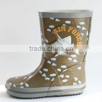 High quantity air force rain boots for boys