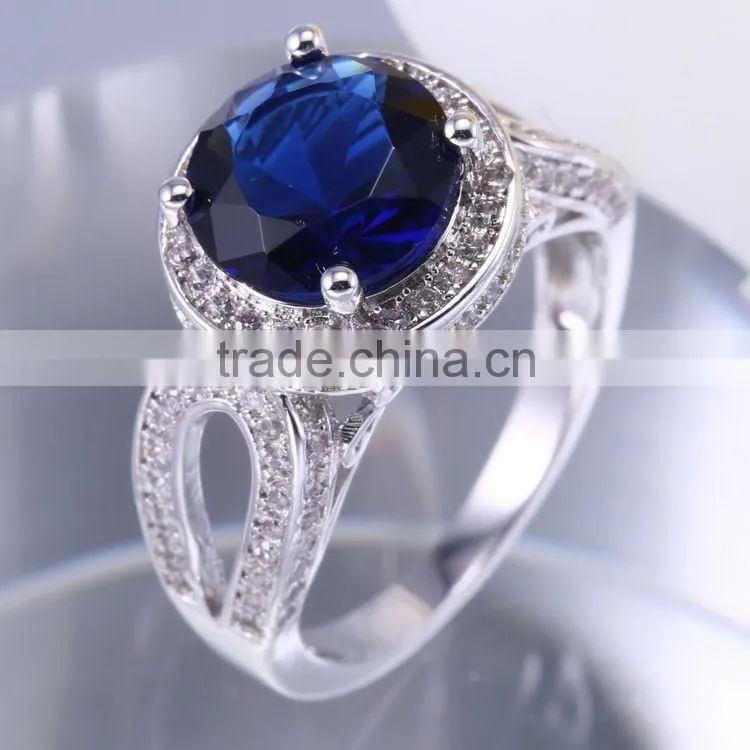 New fashion flower shape gold ring design 925 silver flower ring