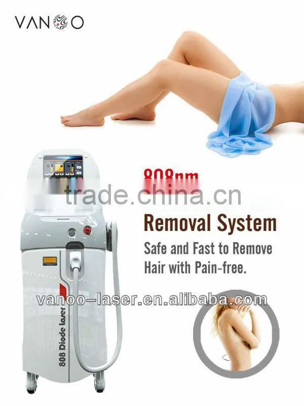 diode laser 808nm hair removal machine price Shanghai Vanoo Laser salon use