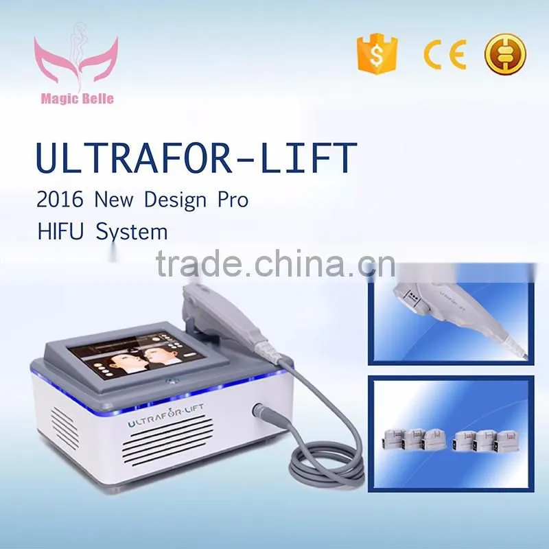 Portable HIFU Machine!!! Skin Tightening Anti-wrinkle HIFU Machine with Teaching Video