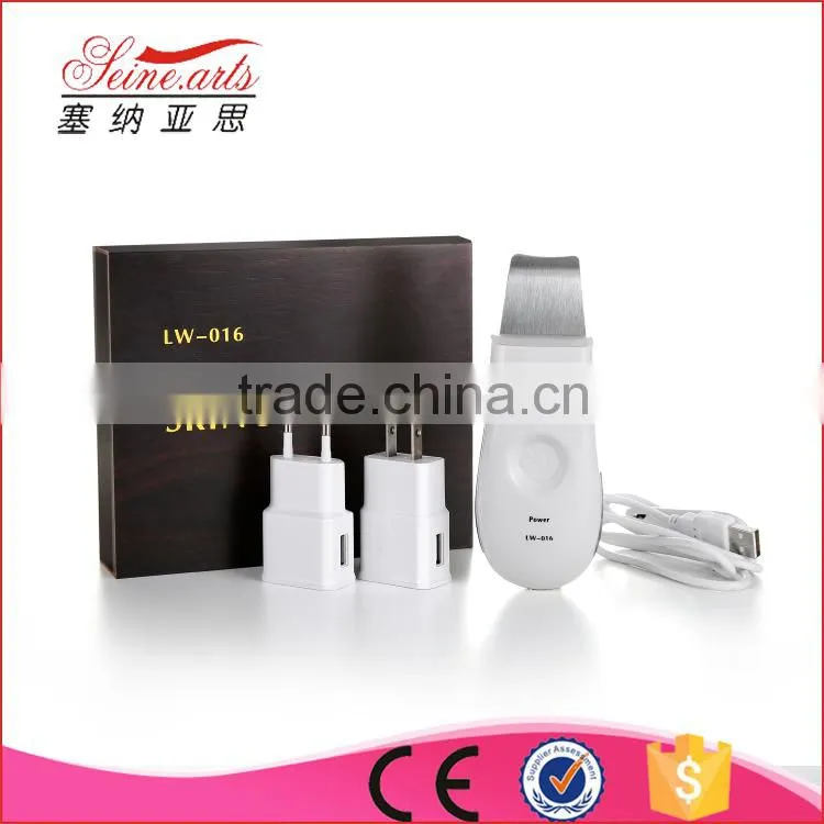 2016 LW-016 portable skin scrubber the newest ultrasonic beauty instrument