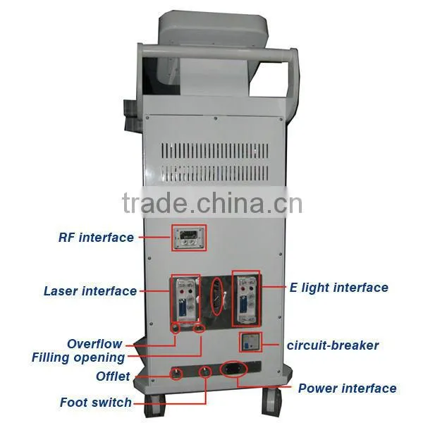 Powerful 3 in 1 ipl beauty equipment for hair removal with 5 filters