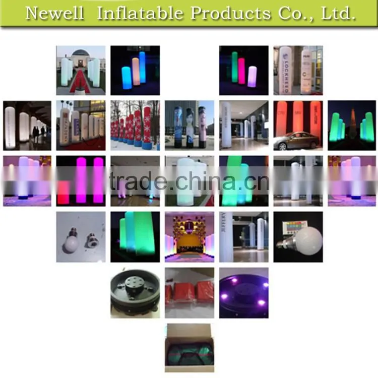 China Manufacture top sell lighting inflatable pillar With Good Price