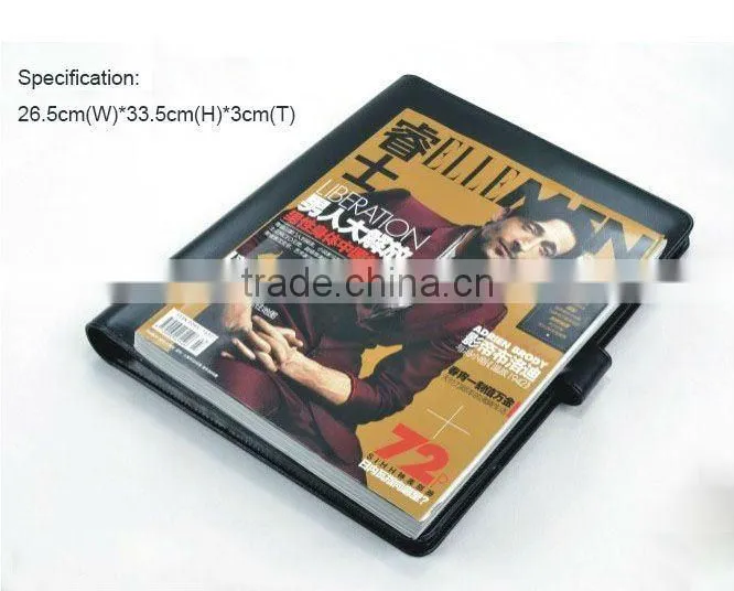 A4 faux leather business portolio