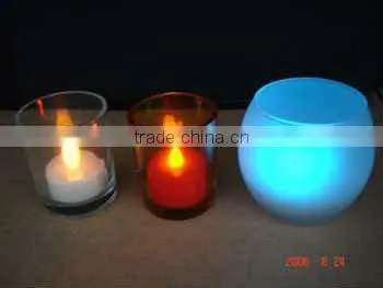 european glass candlestick, glass jars for candles