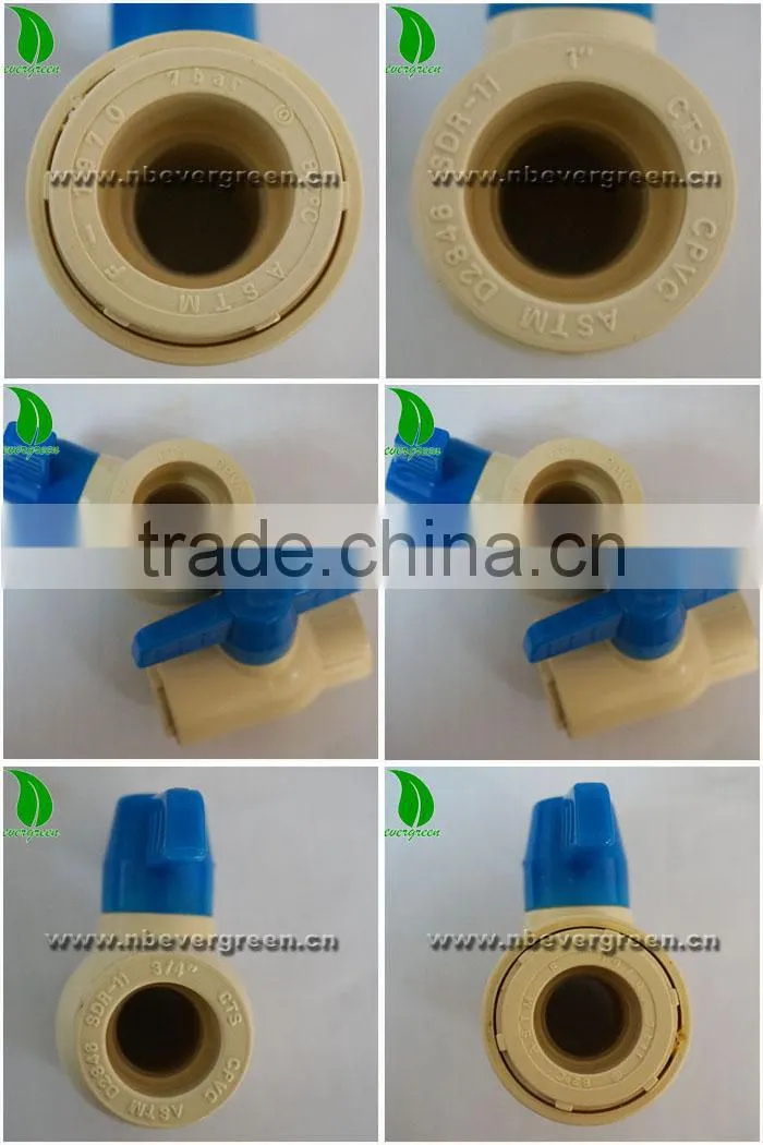 Plastic CPVC Double Union COMPRESSION FITTING For HDPE PIPES