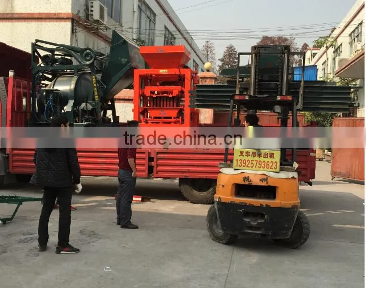Automatic China Concrete Brick Machine QTJ 4-40 Hollow Block Making Machine