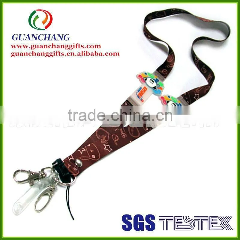 manufactory badge reel id card nylon cord rope