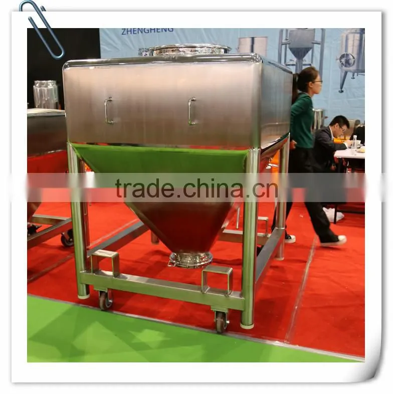Customized High-qulity Stainless Steel SUS 304 SUS 316L Medical /Mixing Square Hopper / Turnover Hopper