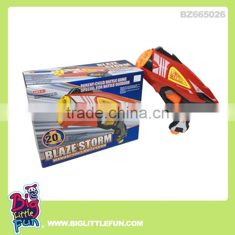 Electric shooting toys gun sniper with 30 soft bullets