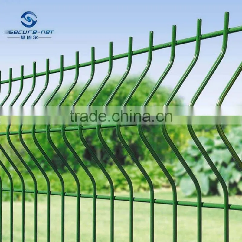 Protable decorative steel powder coated wire mesh fence panels