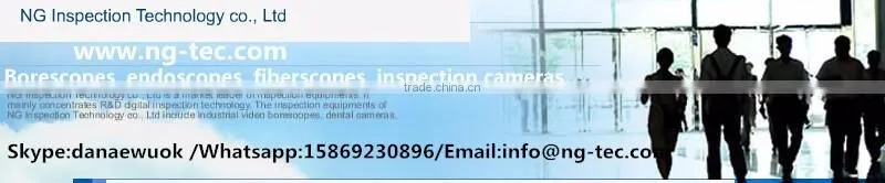Vehicle test equipment 4ways articulation video borescope industrial endoscope with 8mm camera