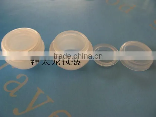 PP/PET/HDPE plastic cosmetic cream jars