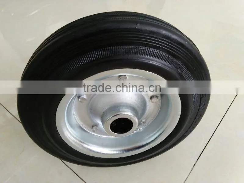 EL-745 8 inch solid rubber wheel 200x50