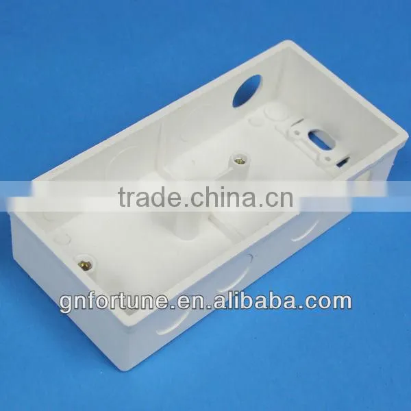 CE Certificates Fireproof Three Gangs Electrical PVC Boxes
