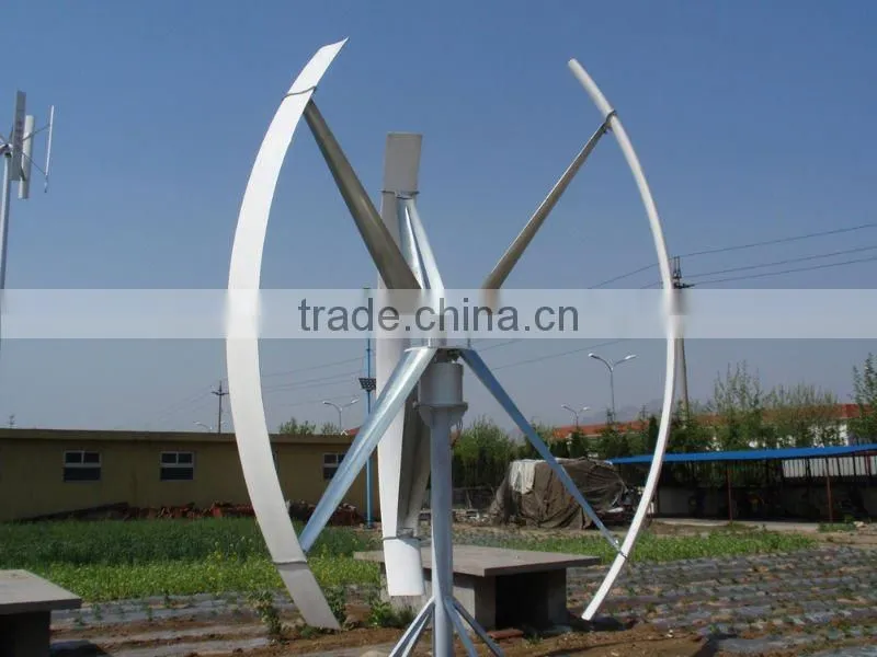 low rpm vertical axis wind turbine 5kw