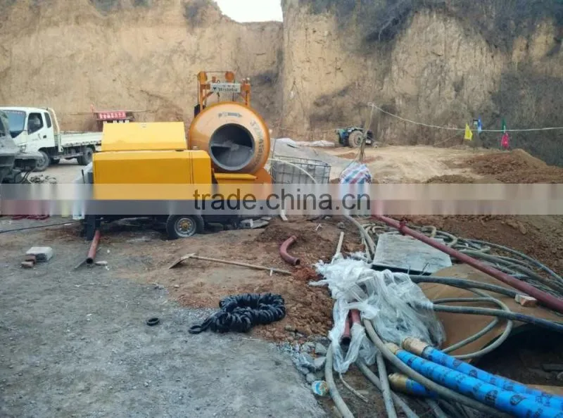 China Small Size Aggregate Output 20m3 per hour Concrete Pump Manufacturer