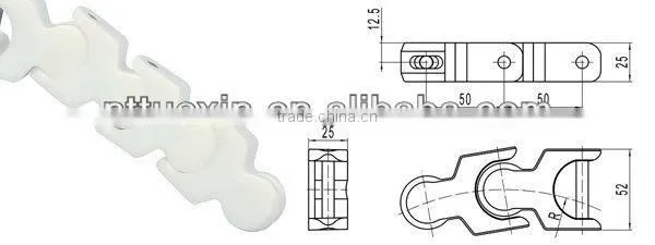 1701 Multiflex Chains for dairy industry
