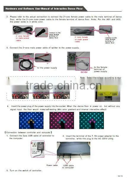 Manufacturer wholesale price high quality portable led dance floors for sale stage lighting equipment