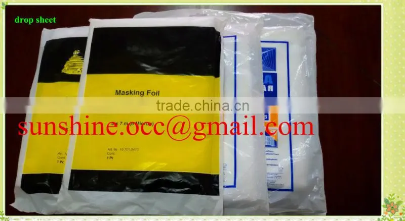 damp proof HDPE/LDPE paint cover sheet