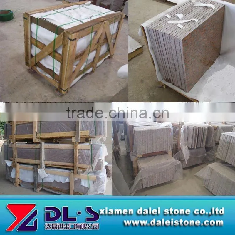 maple red granite step g562