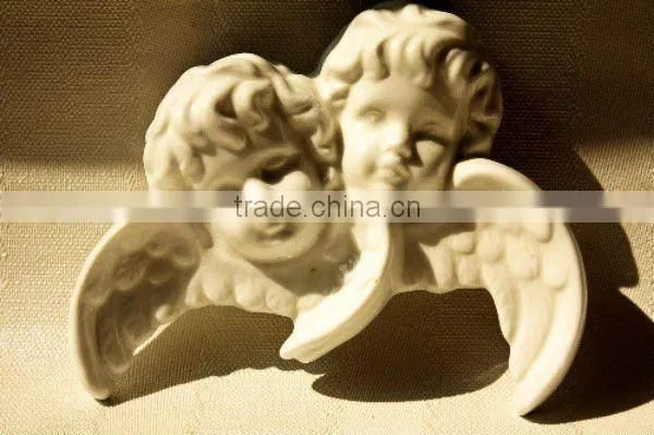 ceramic praying angel girl statue