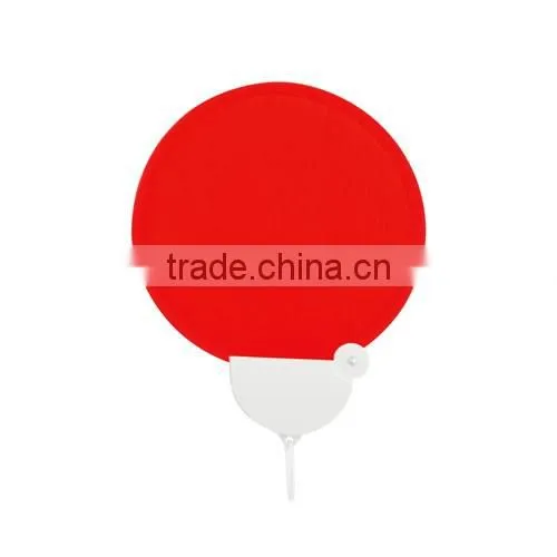 polyester necklace fan cheap promotional foldable necklace fan
