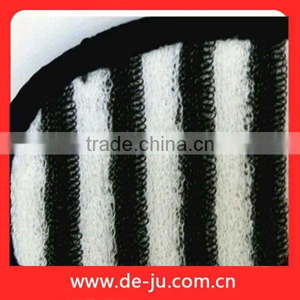 Bath Cleaning Black Coat Handle Brush Exfoliating Back Scrubber