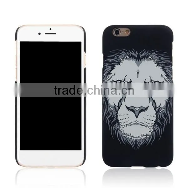 Cartoon animal noctilucent matte phone case for iPhone 6 / plus