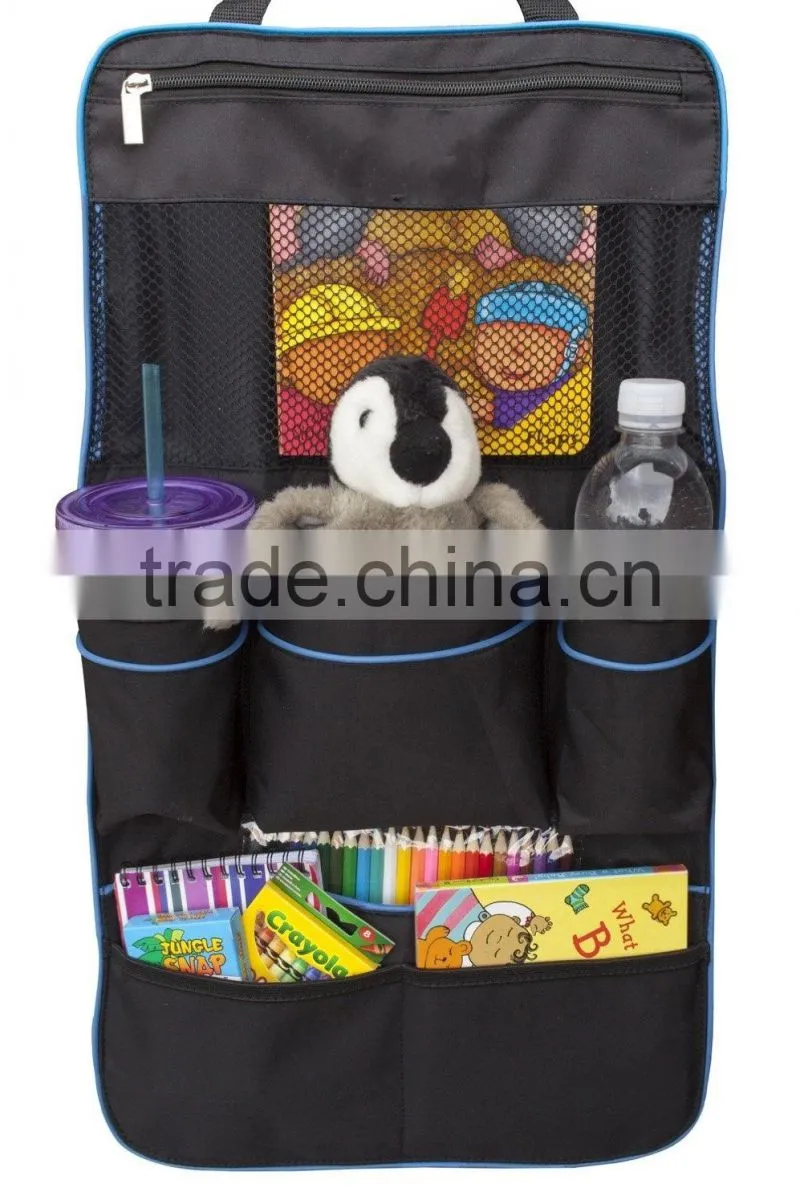 Backseat Car Organzier Auto Seat Back Cover Protector and Storage Bag