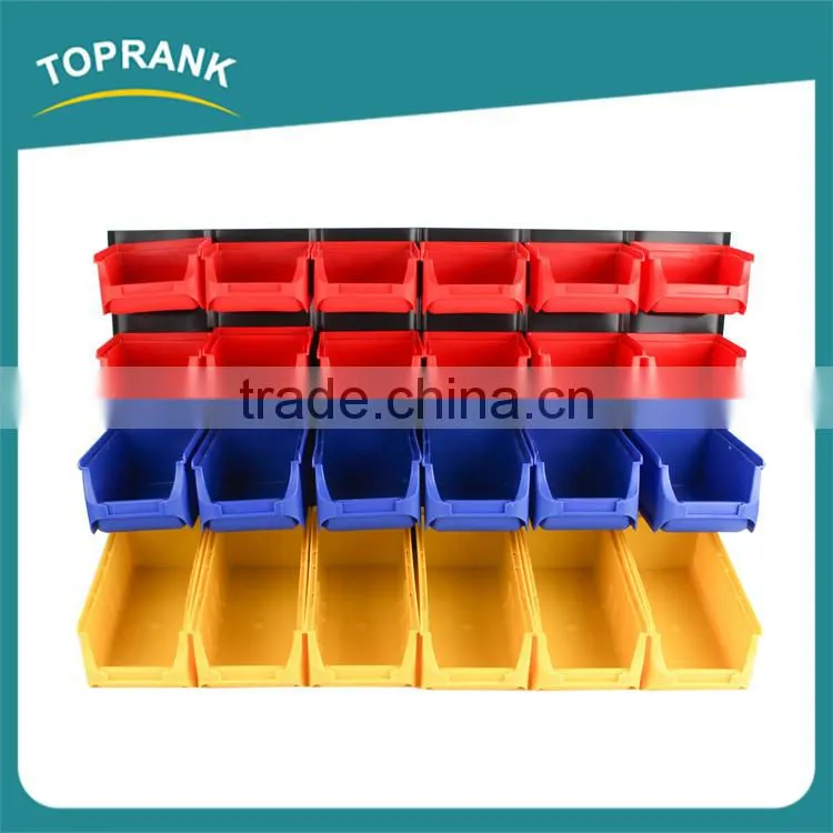 Cheap wholesale industrial warehouse shelf wall mounted plastic storage bin