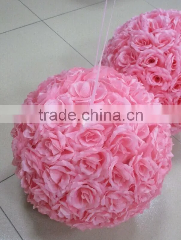 Artificial rose flower ball for wedding decoration