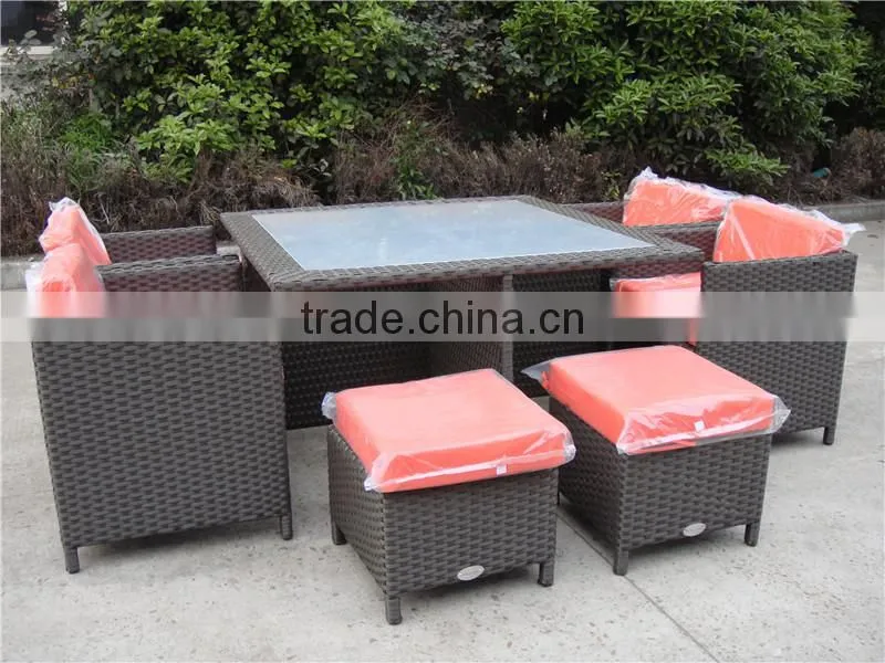 Modern Outdoor Furniture Rattan Club Bar set