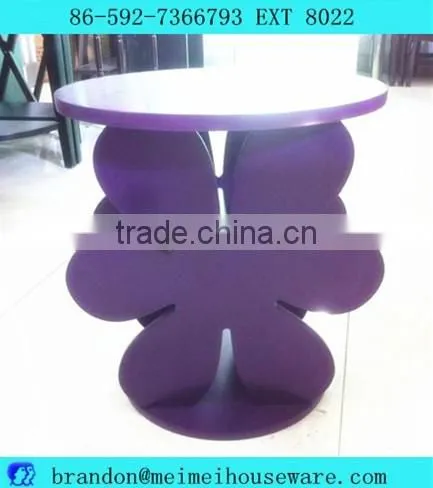 flower wooden decorative small table kids table