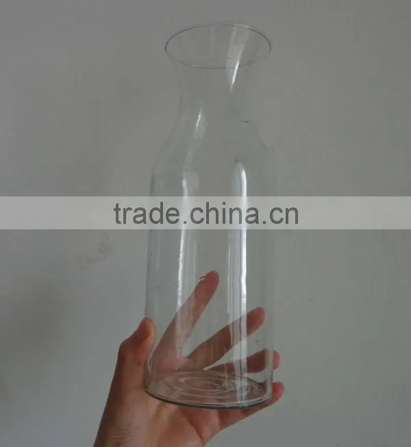 Clear Glass Flower Vase For Sale