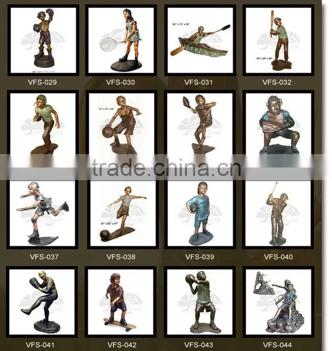high quality monkey golfing statue