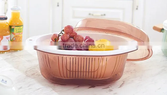 wholesale christmas baskets vegetable washing water drain basket