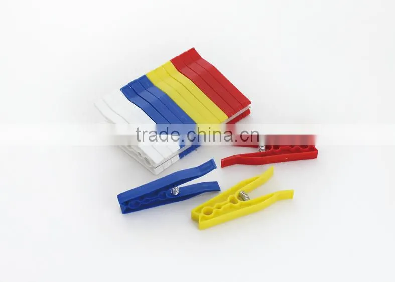 8.7*0.82 CM Hot Colorful Plastic Pegs for Home Use