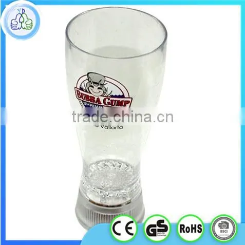 Plastic LFGB glow cup