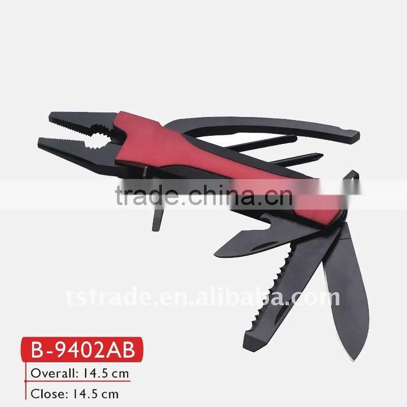 2014 LED light stainless steel hammer multi tools high carbon steel multiB-8981A